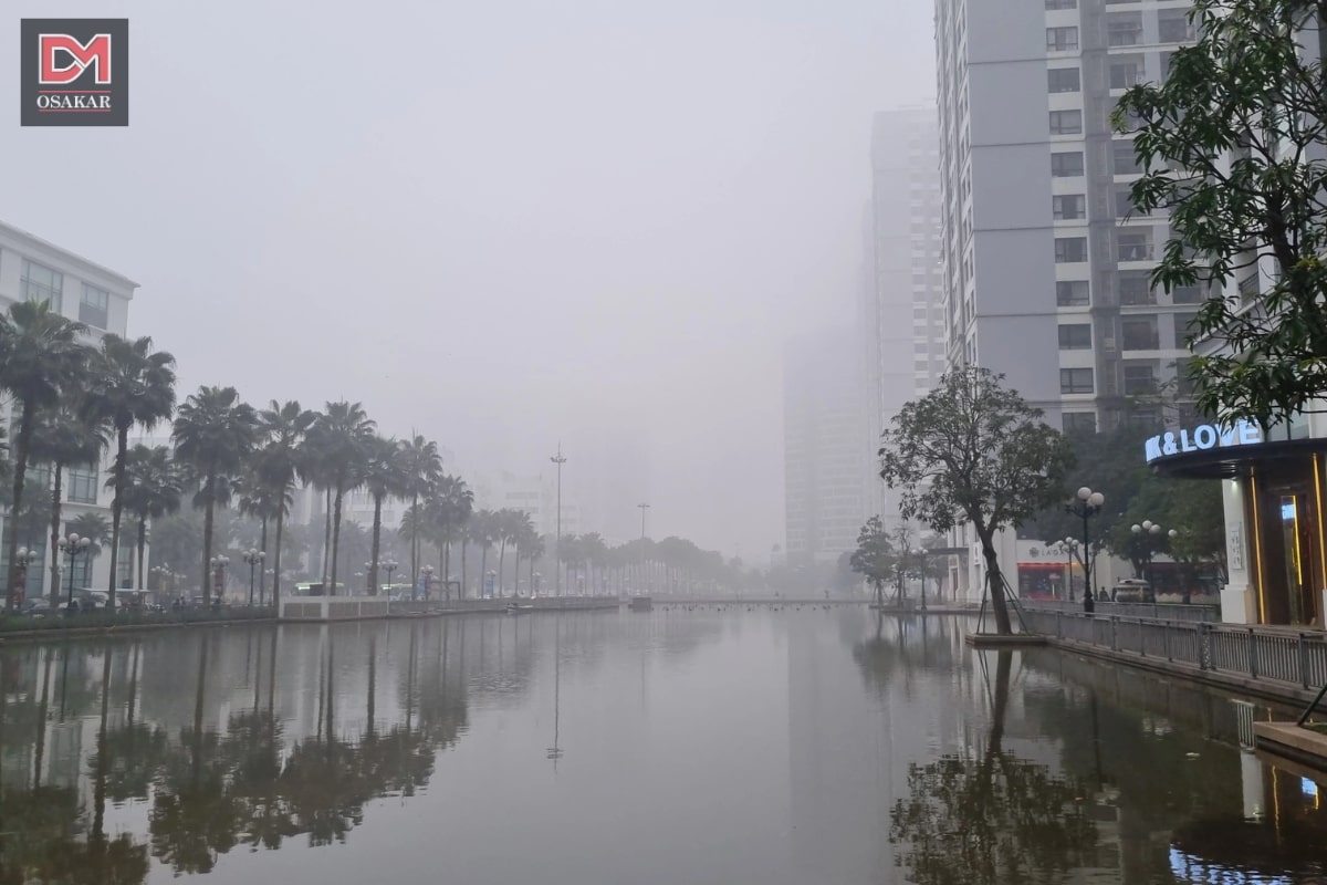 Hình ảnh ô nhiễm không khí ở Hà Nội 1