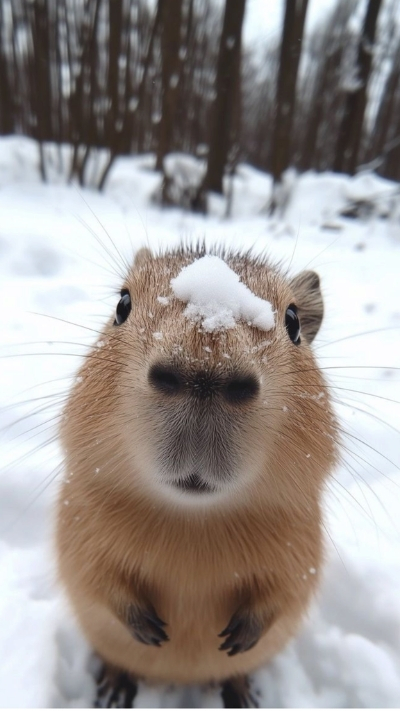 anh nen capybara toi gian trang nha