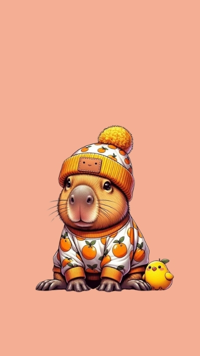 anh nen capybara nghe thuat sang tao