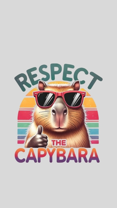 anh nen capybara chay nuoc mui bat ngo