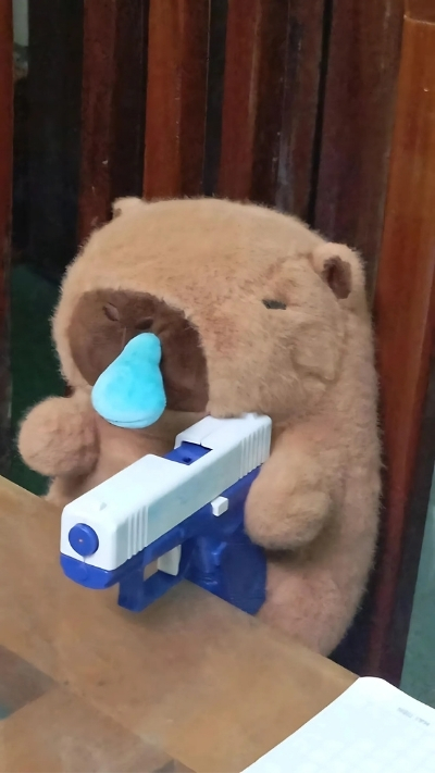 anh nen capybara chay nuoc mui de thuong