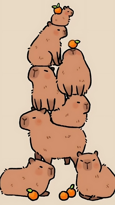 anh nen capybara song dong sieu thuc