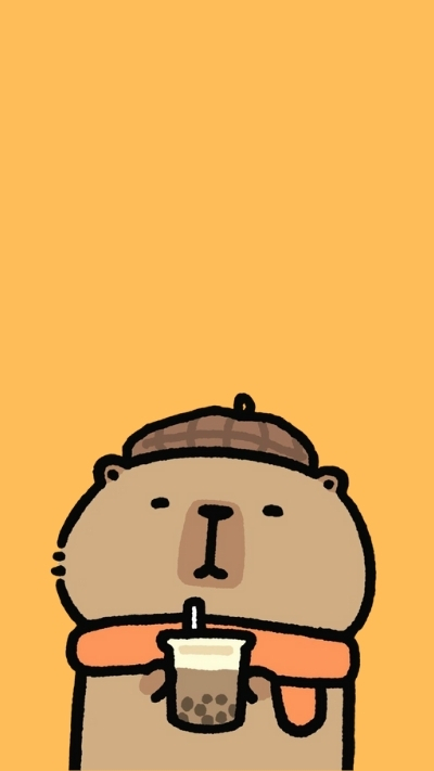 anh nen capybara ve tay truu tuong