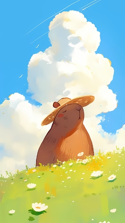 anh nen capybara ve tay ngo nghinh