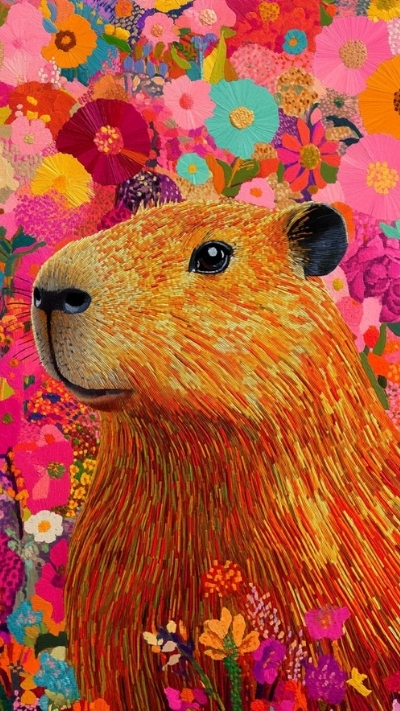 anh nen capybara ve tay mau nuoc