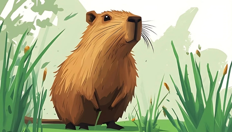 anh dai dien capybara may tinh ngau loi