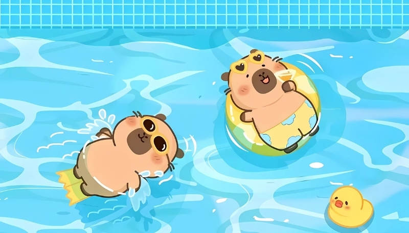 anh dai dien capybara may tinh thu vi