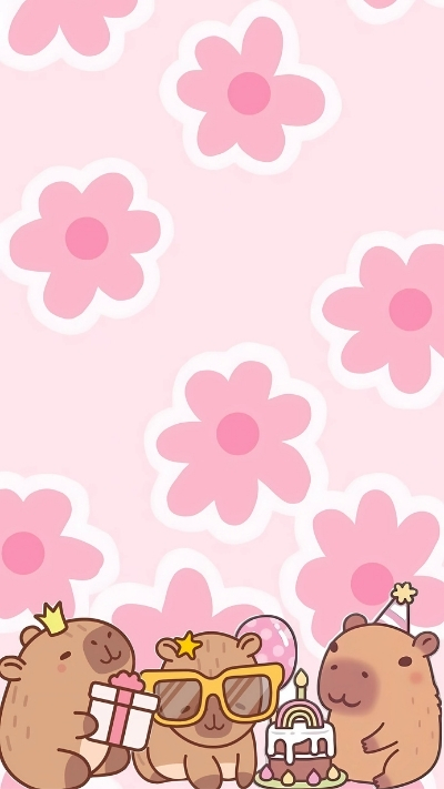 anh nen capybara 4k ruc ro