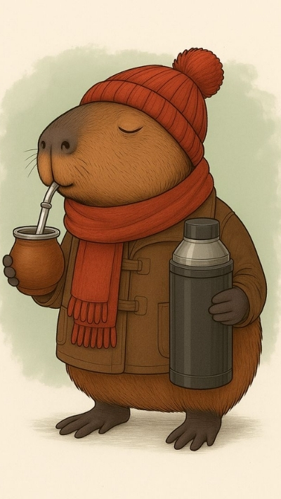 anh nen capybara 4k an tuong