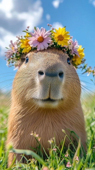 anh nen capybara chill ngoi thu gian