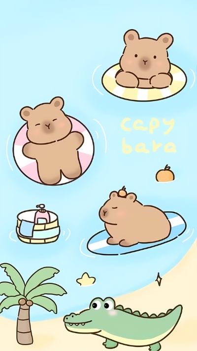 anh nen capybara va dong vat ca sau 1