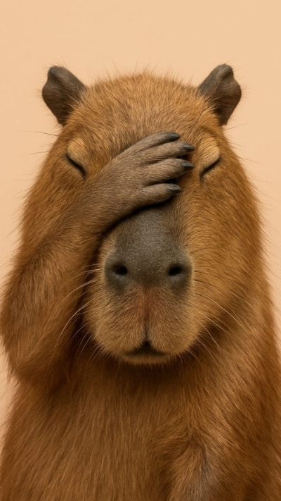 anh nen capybara toi gian den trang