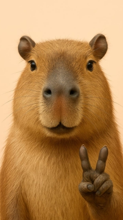 anh nen capybara toi gian tinh te