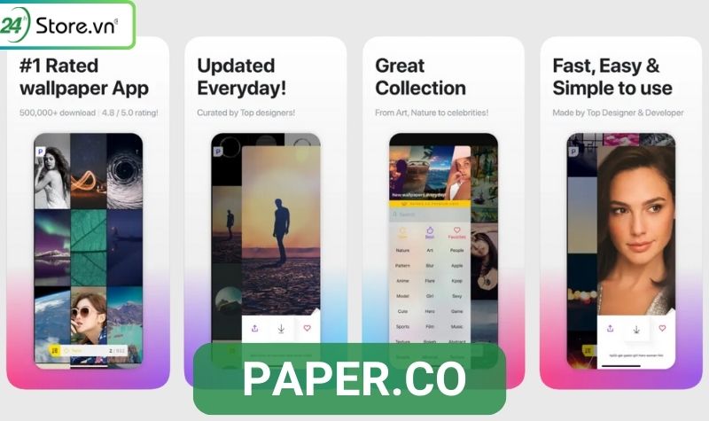 App tải hình nền đẹp cho Phone