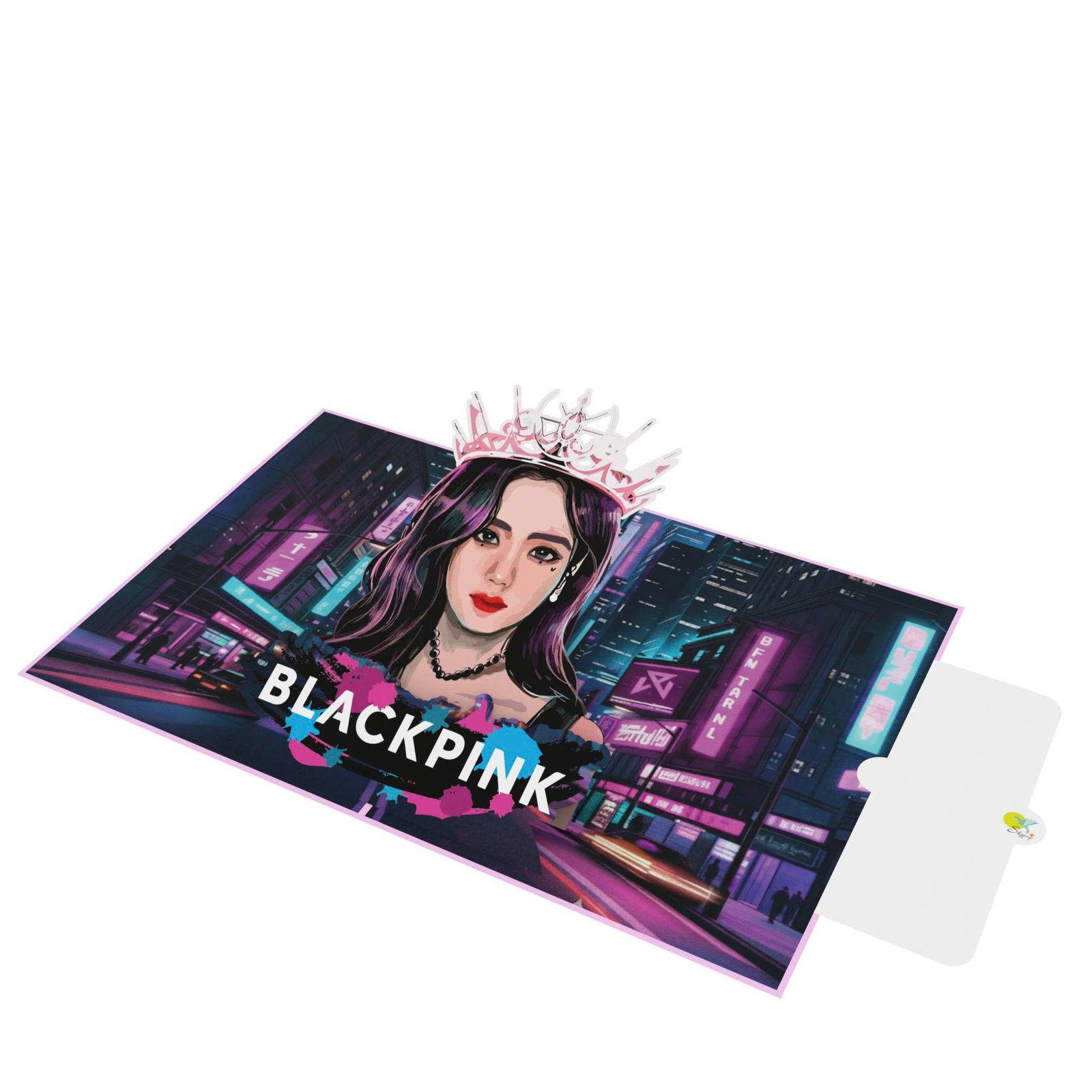 Queen Jisoo 3D Pop Up Card