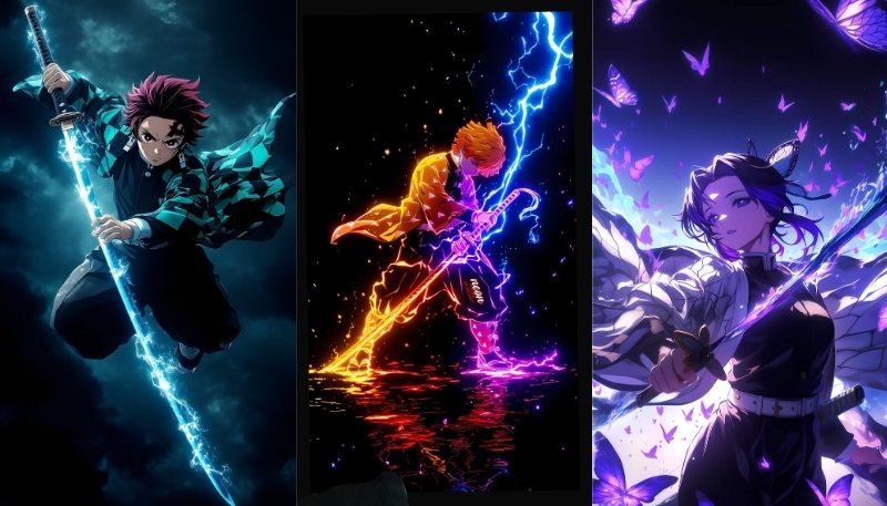 ảnh nền kimetsu yaiba 4k