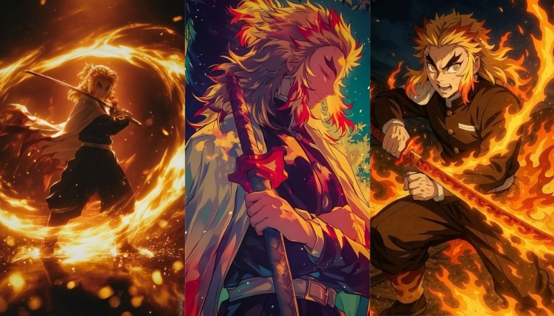 hình nền kyojuro rengoku cực đẹp