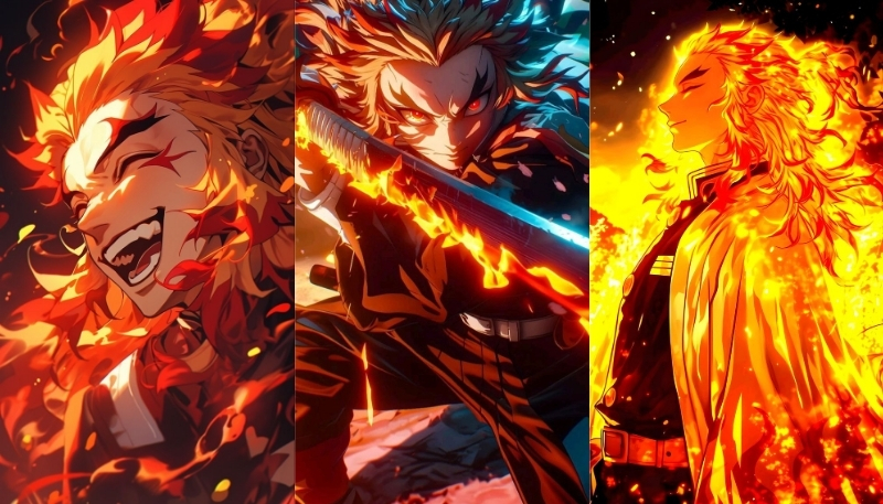 hình kyojuro rengoku cực chất