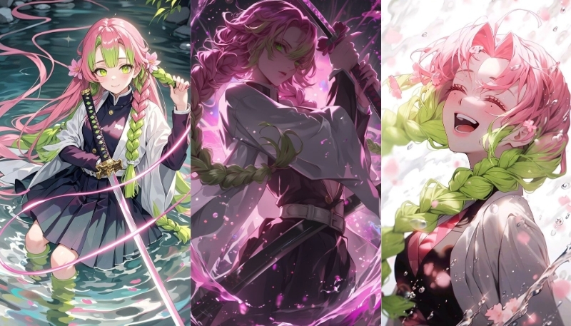 hình nền mitsuri kanroji cute