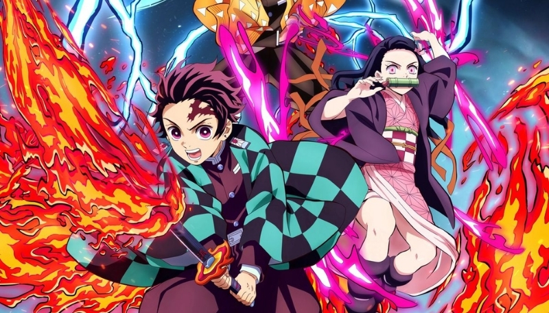 bộ sưu tập hình kimetsu yaiba cảnh chiến đấu