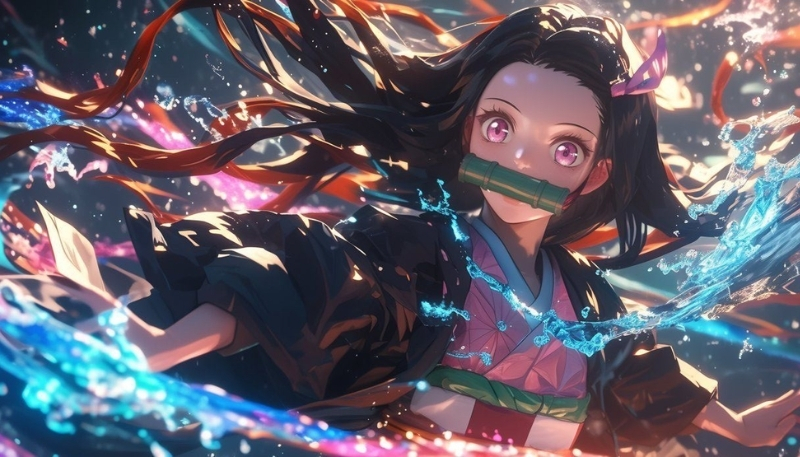 Ảnh nền nezuko siêu chất full HD cho máy tính