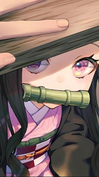 Wallpaper nezuko đáng yêu cuốn hút cho smartphone