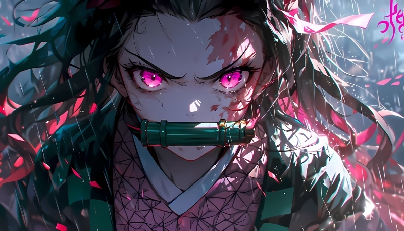 Ảnh nền nezuko ngầu full HD cho máy tính