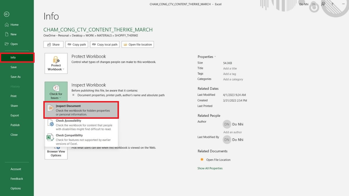 Bước 1: Cách tìm tất cả cột ẩn bằng cách kiểm tra một trang tính trong excel