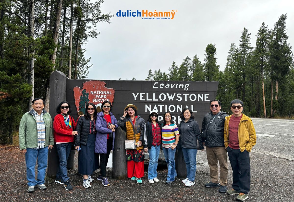 tham quan công viên quốc gia Yellowstone đầu mùa thu