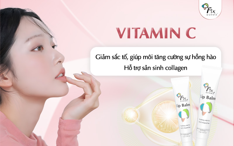Vitamin C là thành phần hỗ trợ giảm quá trình lão hóa