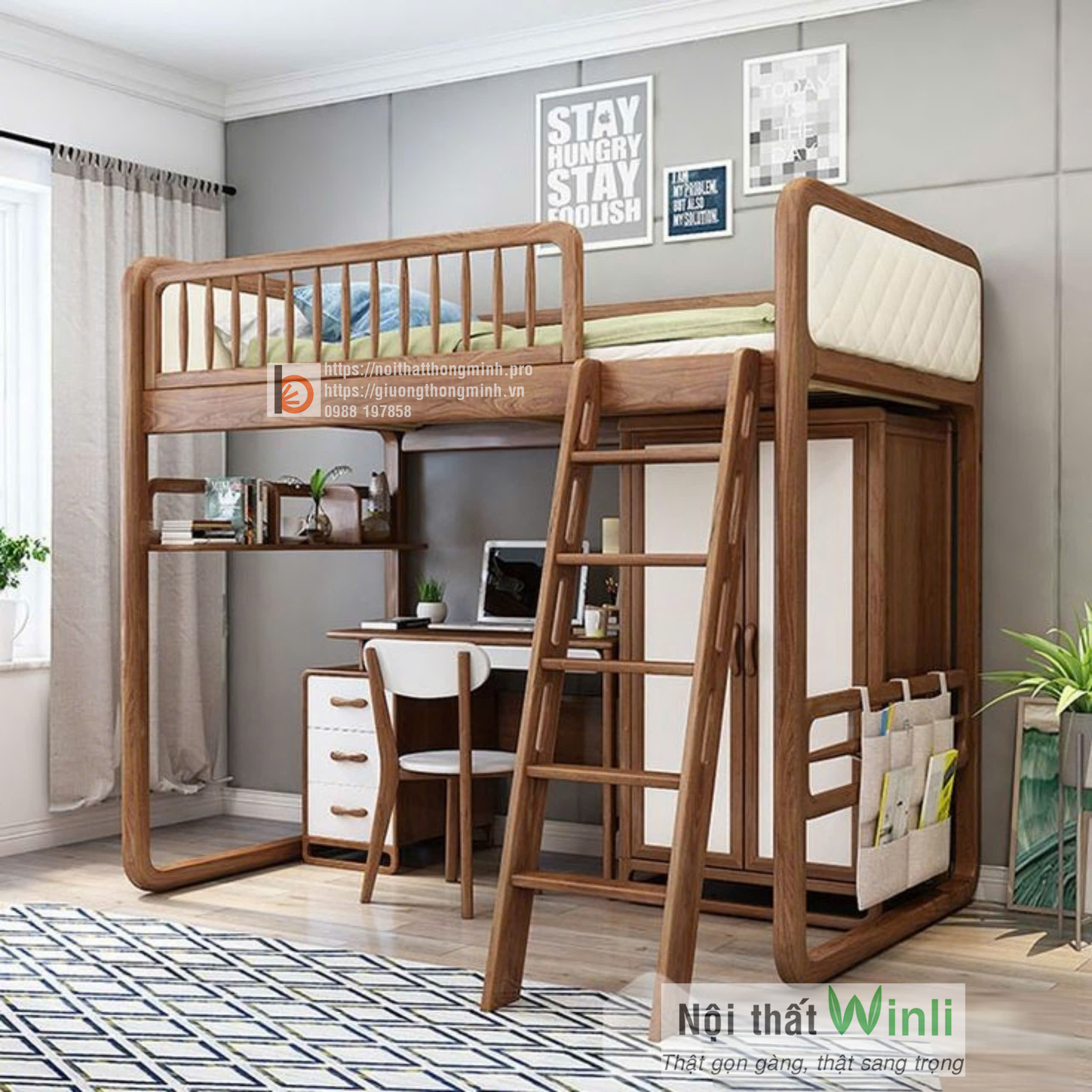 15+ Mẫu Giường Tầng Người Lớn Đẹp, Hiện Đại