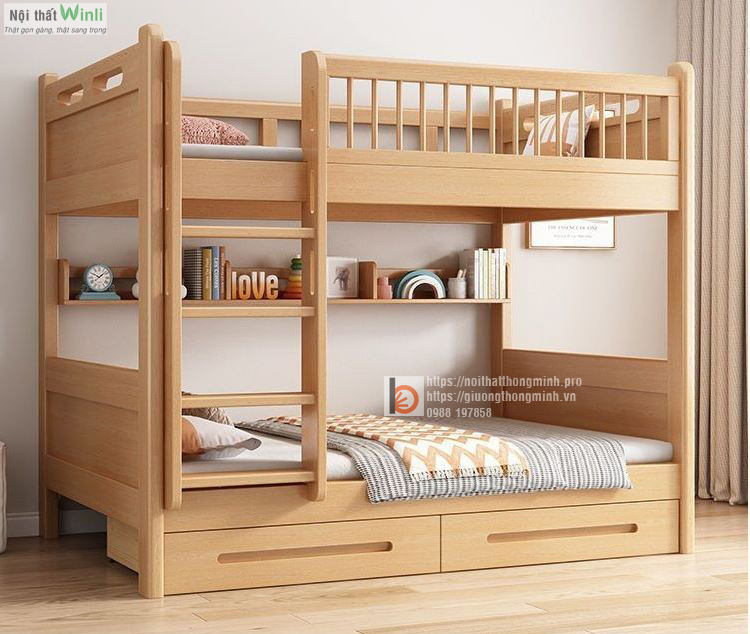 15+ Mẫu Giường Tầng Người Lớn Đẹp, Hiện Đại