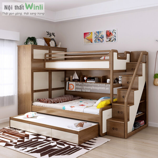 15+ Mẫu Giường Tầng Người Lớn Đẹp, Hiện Đại