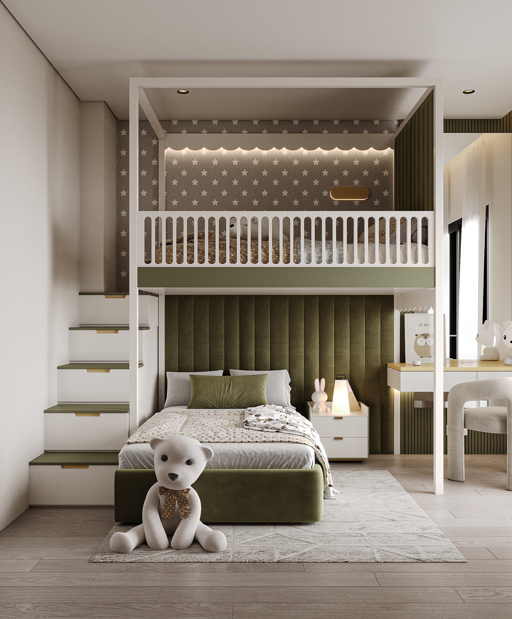 15+ Mẫu Giường Tầng Người Lớn Đẹp, Hiện Đại