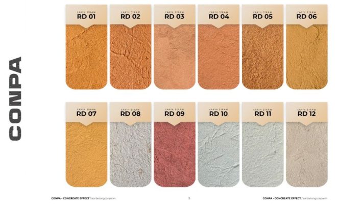 Tổng hợp bảng màu sơn rơm đất kèm hình ảnh thực tế được yêu thích