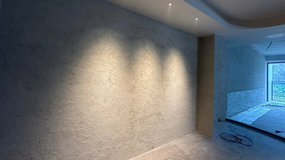 Tường sử dụng sơn rơm đất