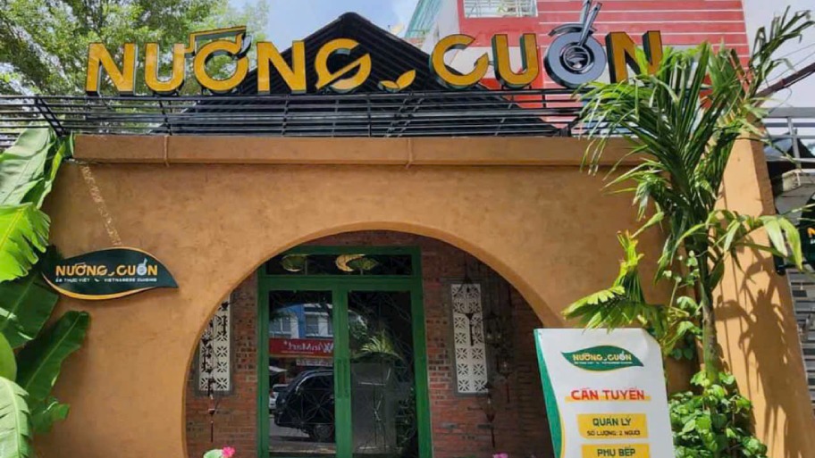 Ứng dụng màu sơn rơm đất cho nhà hàng