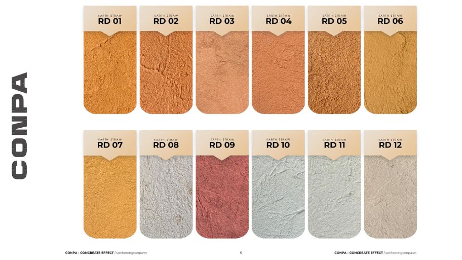 Chọn màu sơn rơm đất