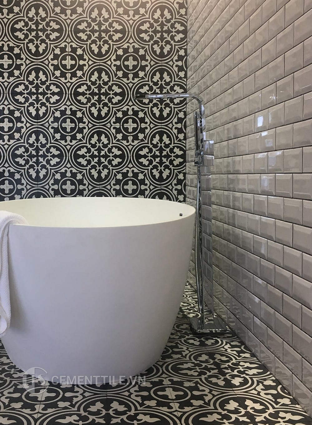 gach bong tong hop trang den xam 14