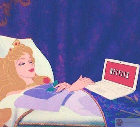 Meme công chúa xem phim