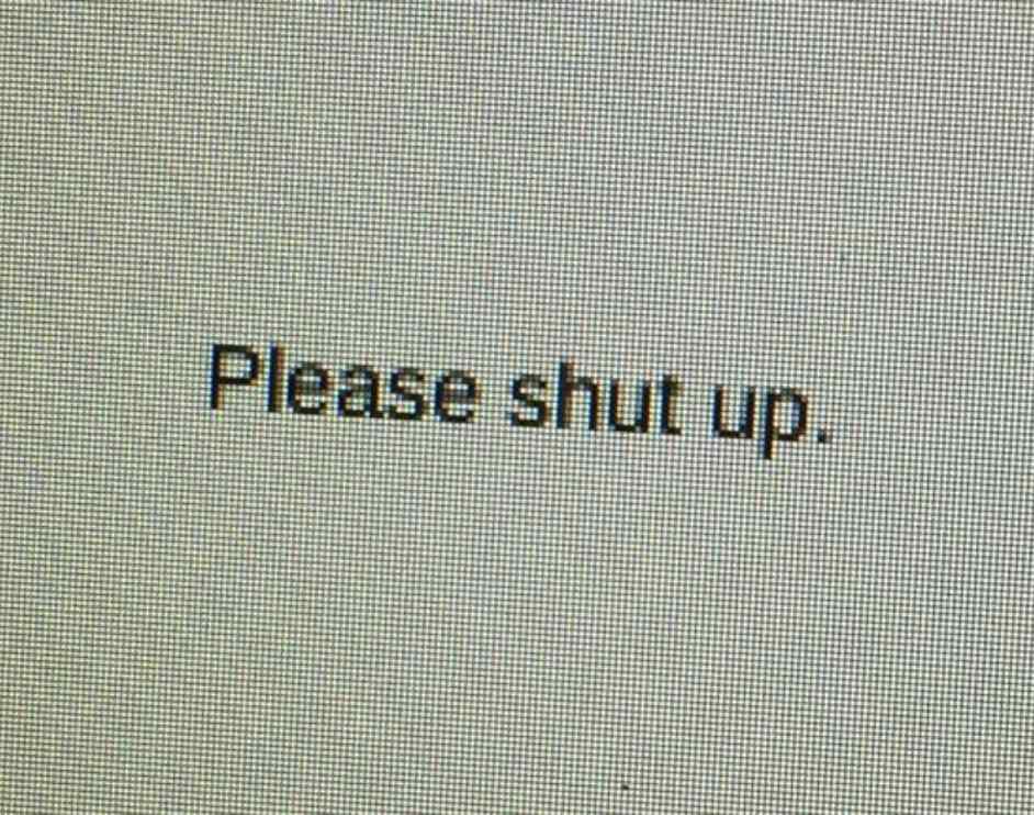 Tắt mic mày hộ cái, thế giới cần yên