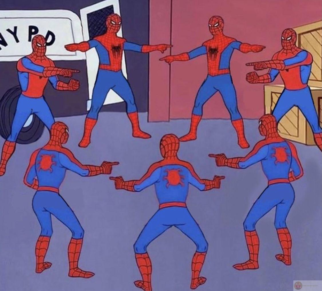 Ảnh meme chỉ tay