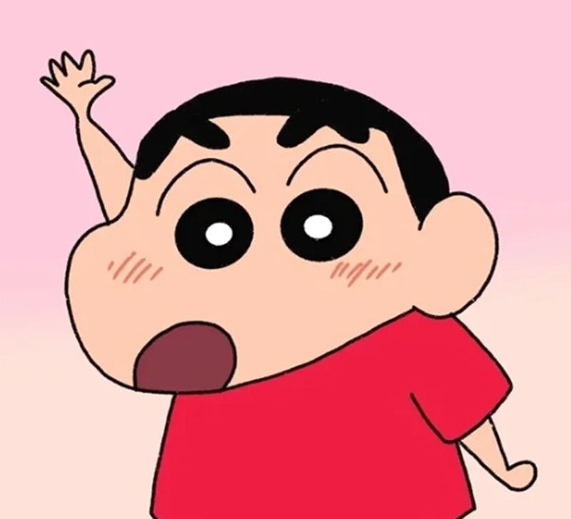 Hình ảnh meme giơ tay nhân vật hoạt hình