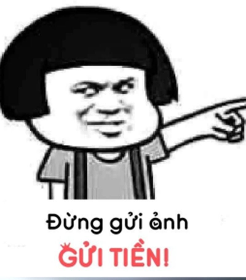 meme hết tiền