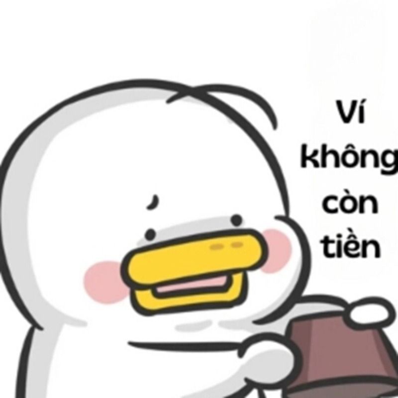 meme hết tiền