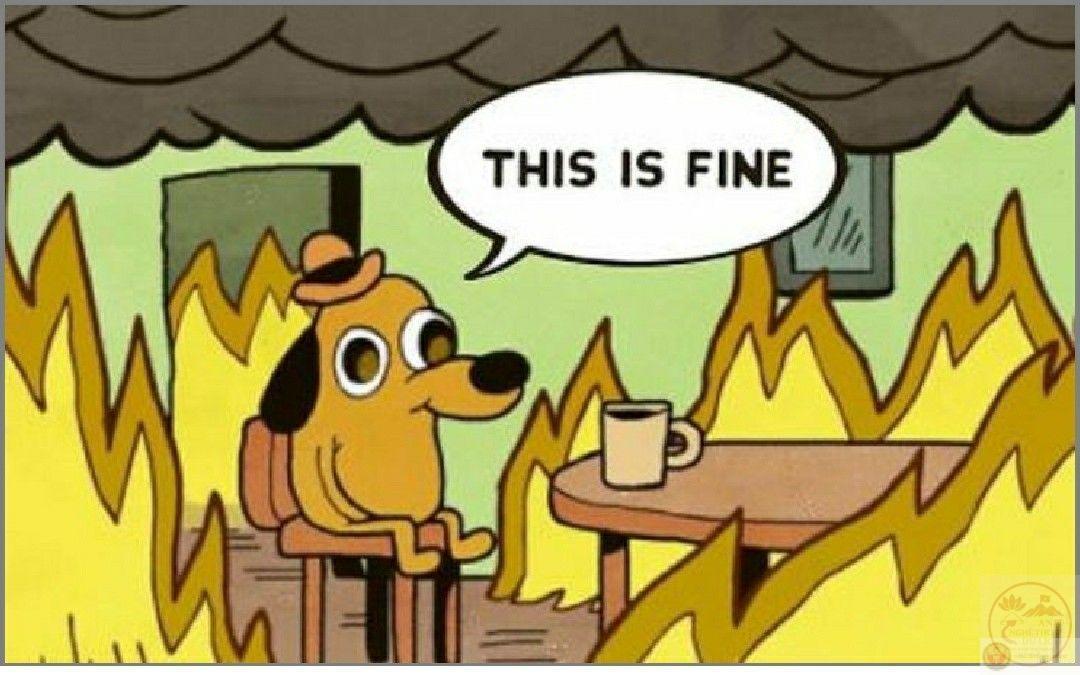 This is fine meme