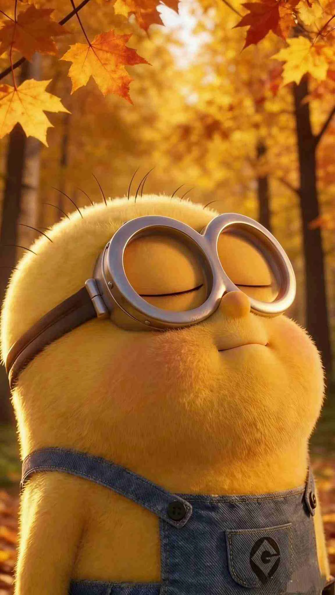 Hình nền Minion phồng má cực hot đáng yêu