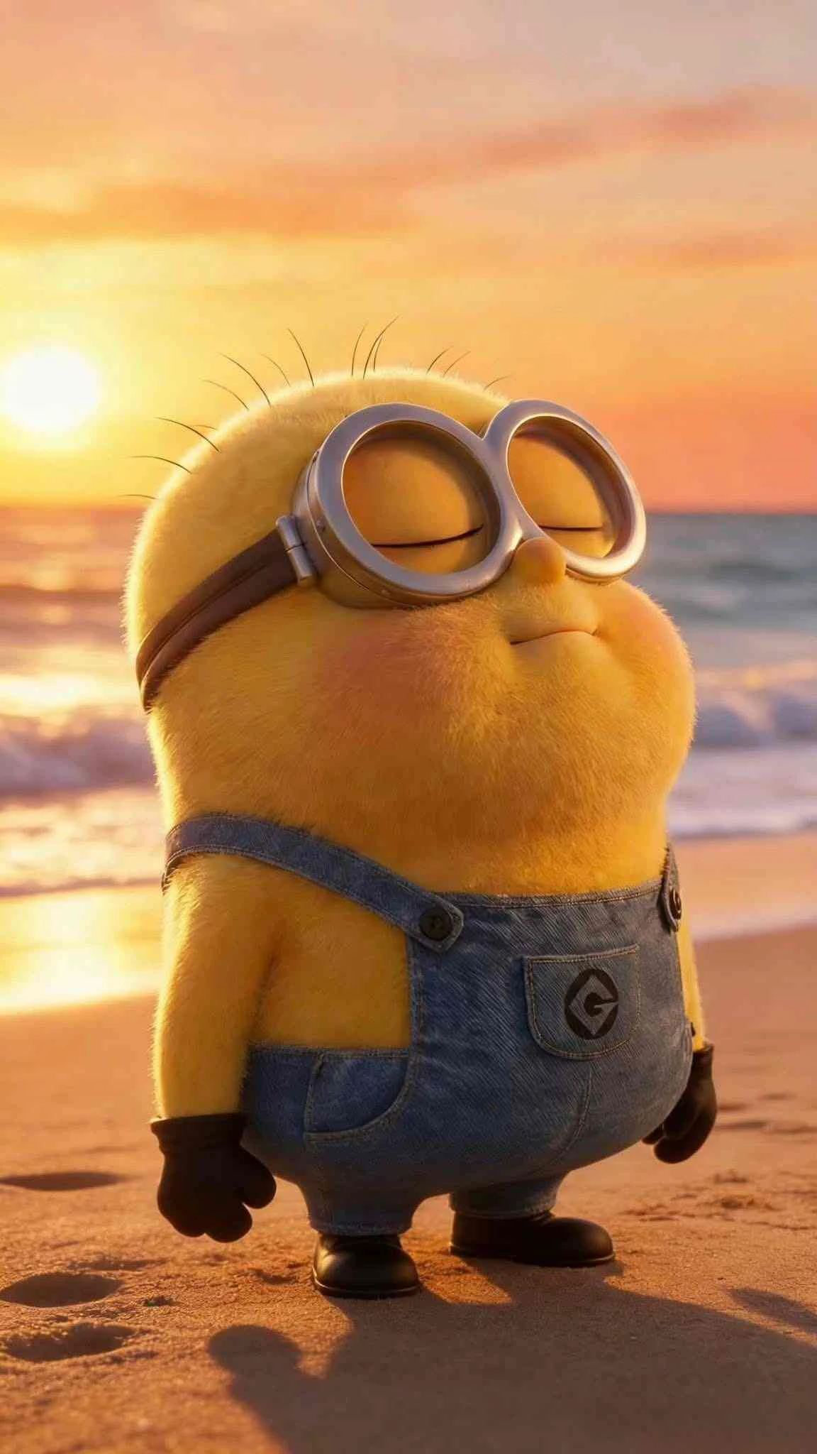 Hình nền Minion phồng má cực hot 2026 Full HD cho điện thoại