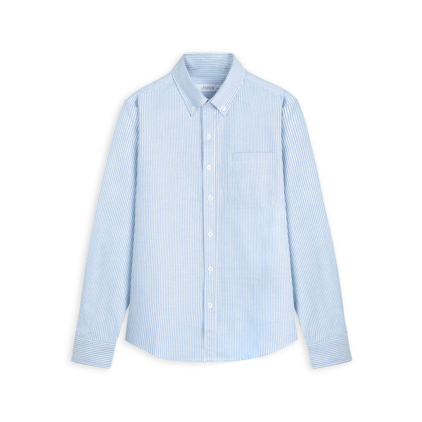 nam gay co nen mac ao so mi don sac