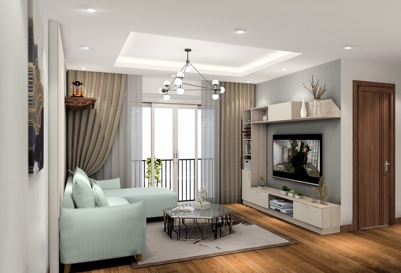 Những mẫu trần thạch cao phòng khách chung cư đẹp nhất